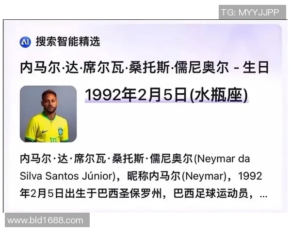 内马尔的足球之路：从天才少年到全球明星的逆袭故事